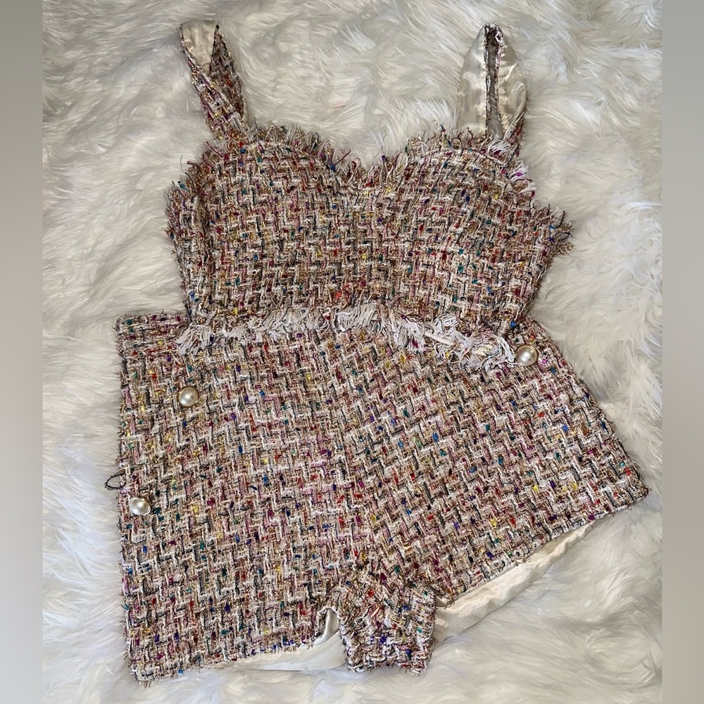 Tweed shirt set in MEDIUM